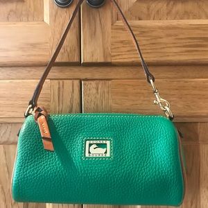 MINT Green Dooney and Bourke mini barrel purse